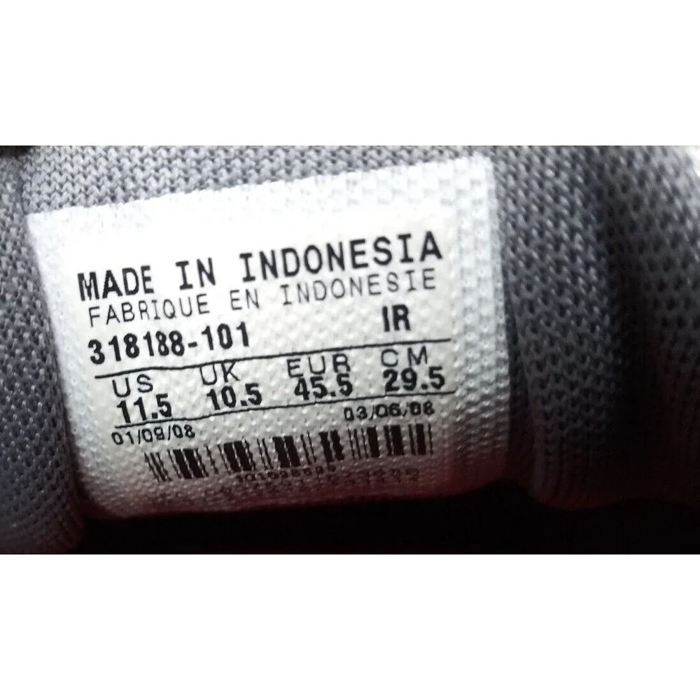 Nike Air Max BRS1000  Shoes Men's Size 11.5 Sneakers White Grey 318188-101
